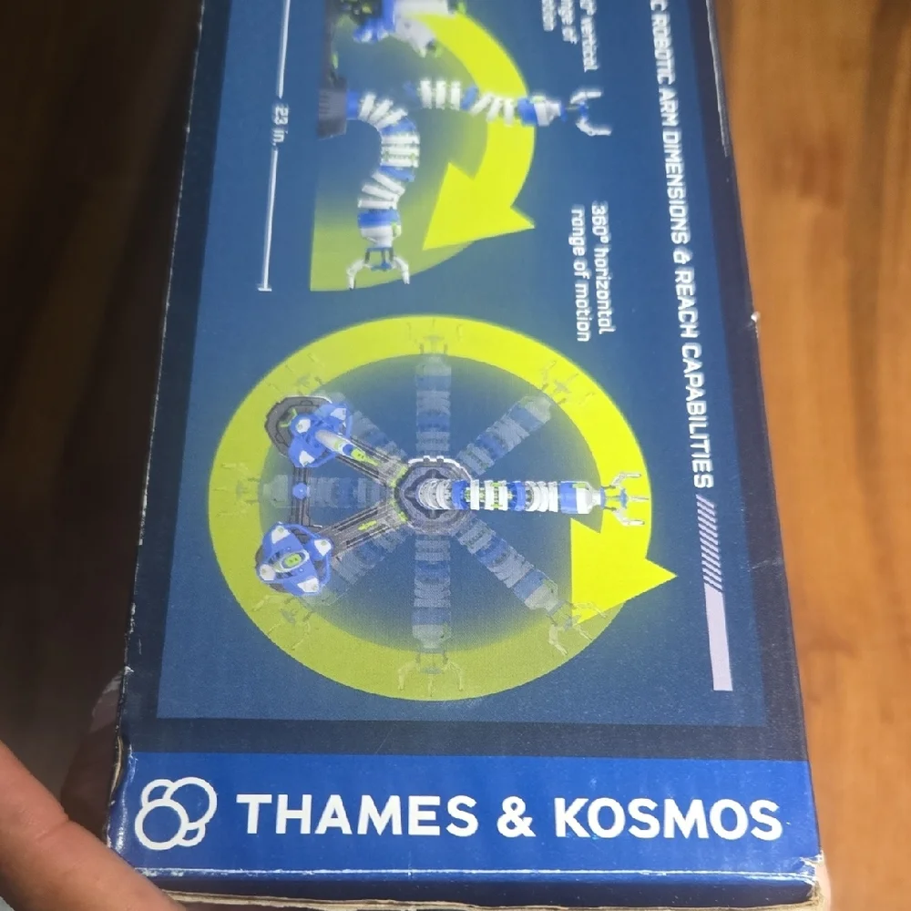 Thames & Kosmos Bionic Robotic Arm - Blue and White NWB BUILD A FUTURISTIC ARM